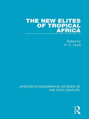cover image of The New Elites of Tropical Africa